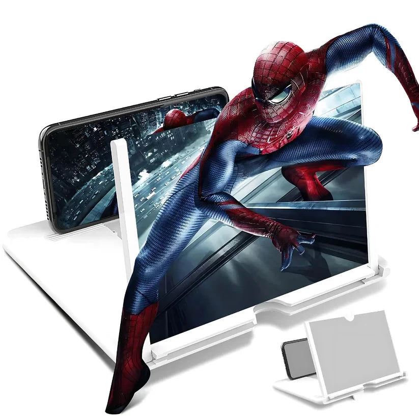 10" Screen Magnifier-3D HD Magnifying Projector Screen Enlarger for Movies, Videos and Gaming – Foldable Phone Stand Holder with Screen Amplifier–Compatible with All Smartphones @ Rs. 499