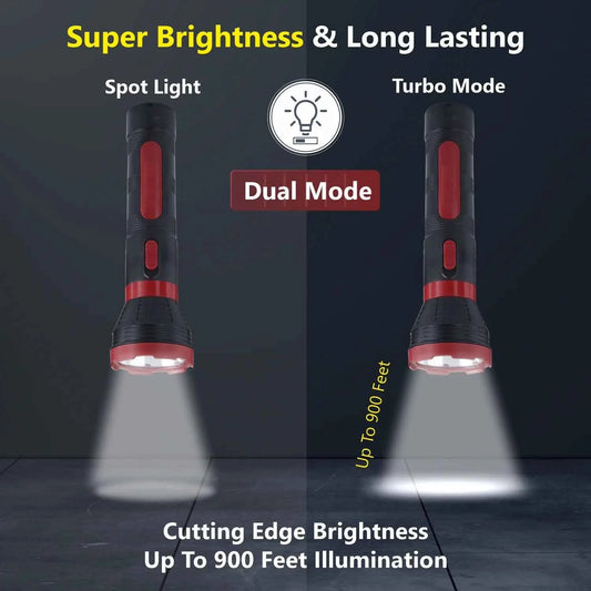 Buy 1 Get 1 Free Long Focus LED Torch @ Just Rs.499/-