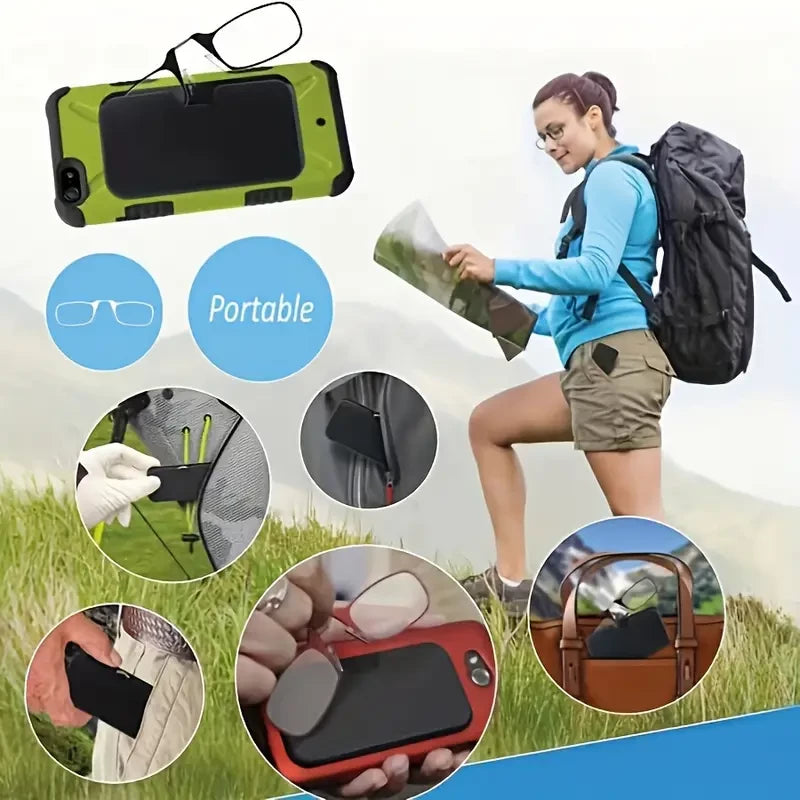 🔥Hot Sale🔥 Nose Clip Reading Glasses With Phone Attachment Case Free @ Just Rs.599/-