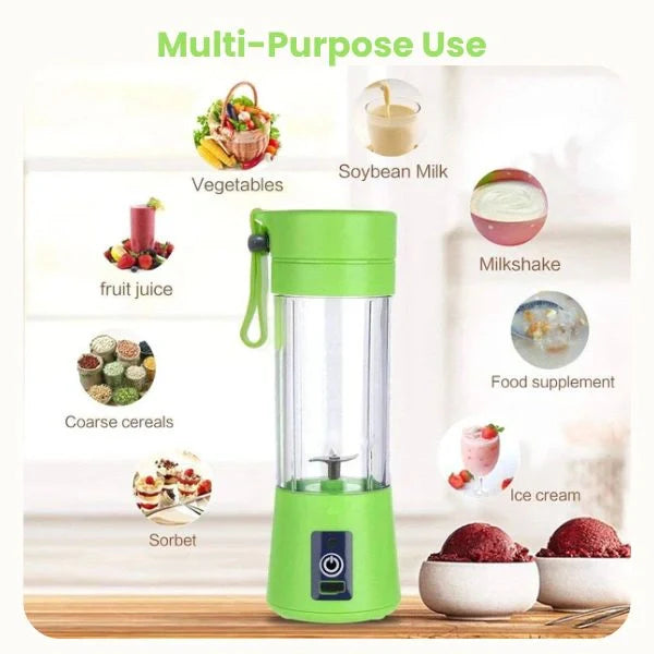 Portable Electric 2-in-1 Juicer Bottle | Compact & Sleek | Travel-Friendly