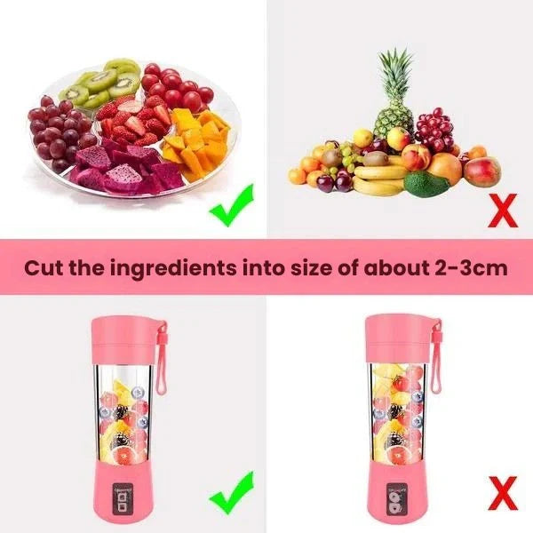 Portable Electric 2-in-1 Juicer Bottle | Compact & Sleek | Travel-Friendly