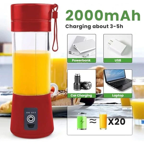 Portable Electric 2-in-1 Juicer Bottle | Compact & Sleek | Travel-Friendly